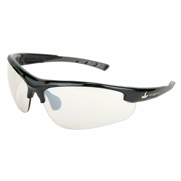 Mcr Safety Glasses, Dominator 2 Gray TPR, Bossman I/O, 12PK DM1219